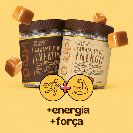 Combo Day Up ⚡- Creatina + Caramelo de energia (pré-treino)